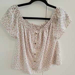 Blouse size Large with flower print